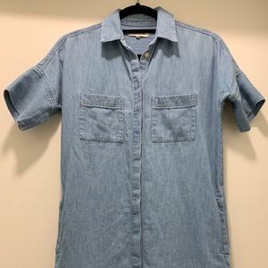 Madewell Chambray Shirt Dress